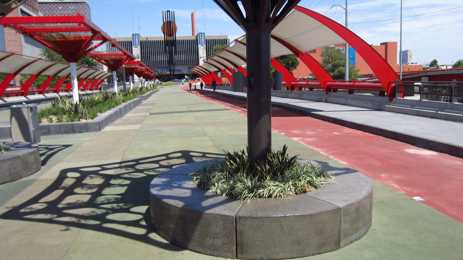 Banca de concreto Radial Tipo D